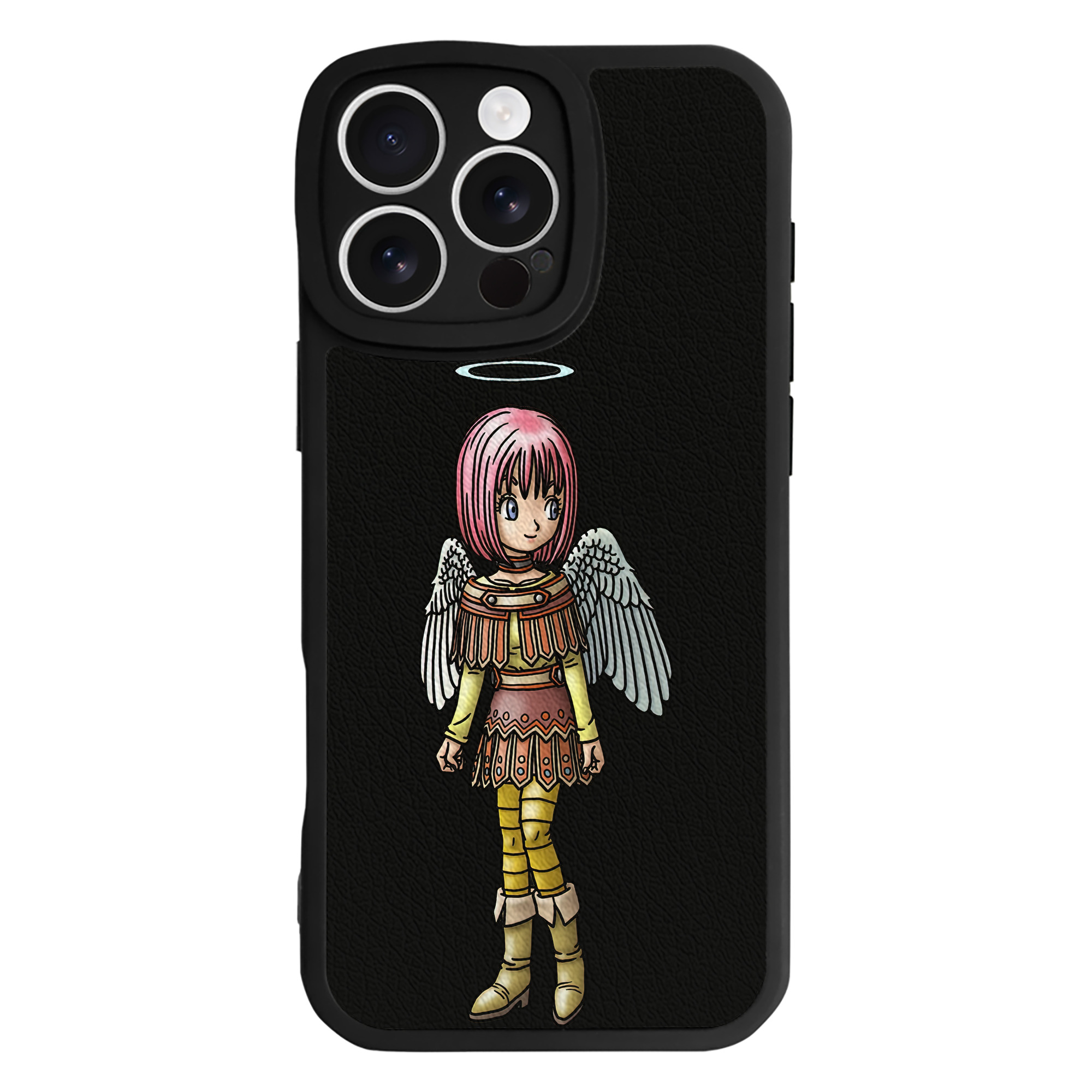 （画像用） ドラゴンクエスト Doragon Kuesuto Dragon Quest 【iPhone 16シリーズ対応】シリコンスマホケース（レザー調） 材質：シリコン